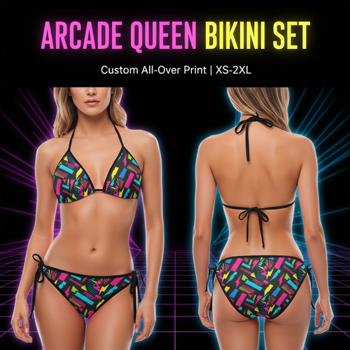 Arcade Queen Bikini Set - Sales Ad No CTA