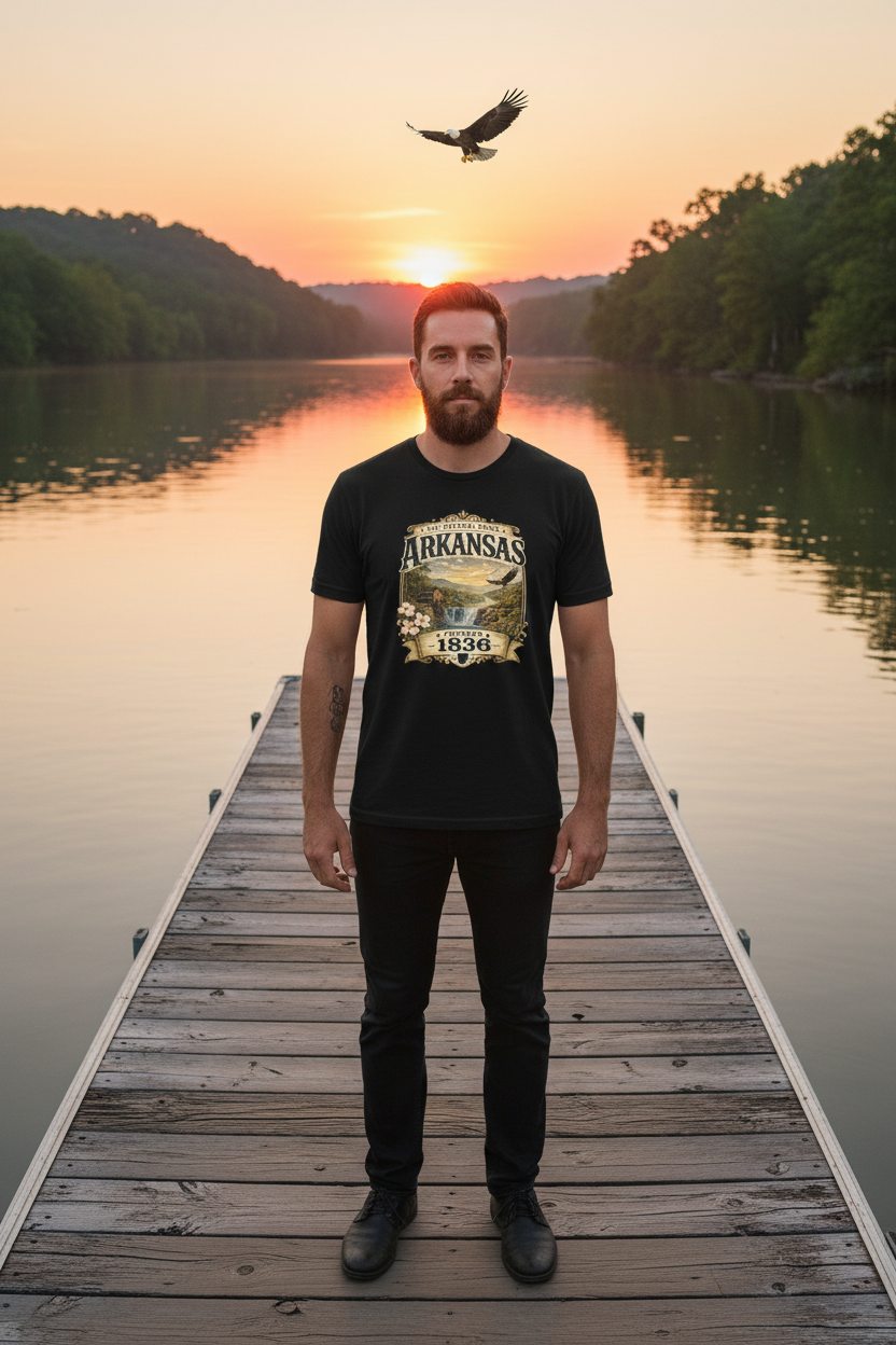 Arkansas T-Shirt - River Dock