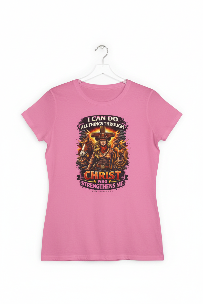 Azalea I Can Do All Things tee on hanger