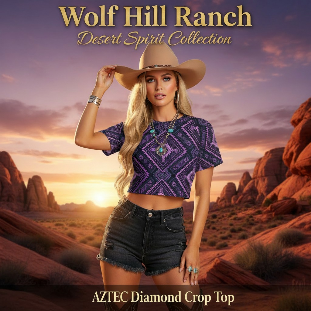 Aztec Diamond Crop Top – Corrected Ad