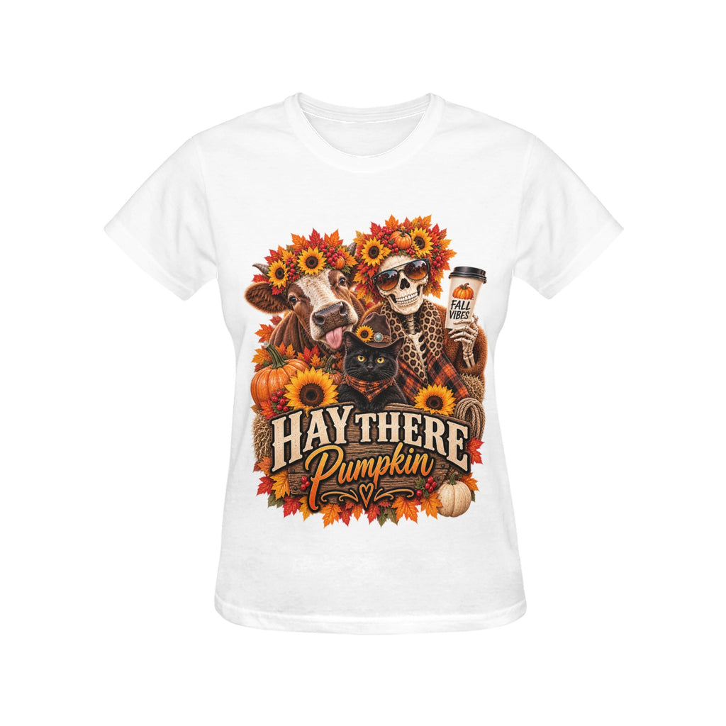 Hay There Pumpkin Fall Mood Women’s Tee