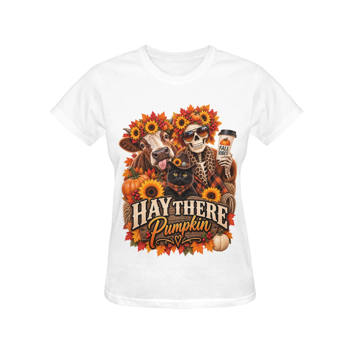 Hay There Pumpkin Fall Mood Women’s Tee