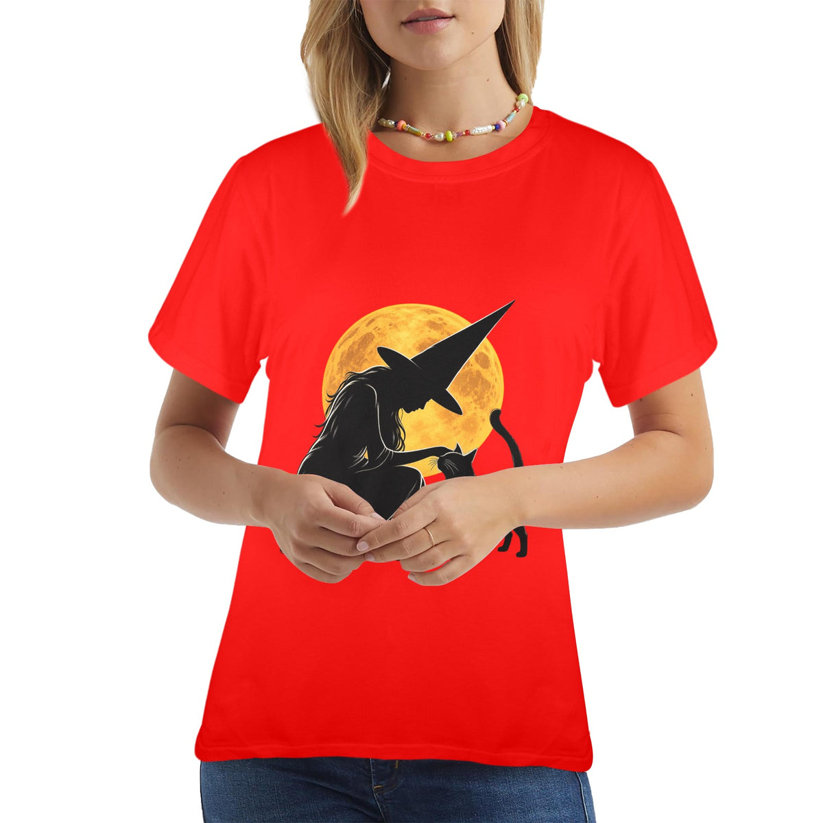 Moonlit Familiar Unisex Halloween Tee