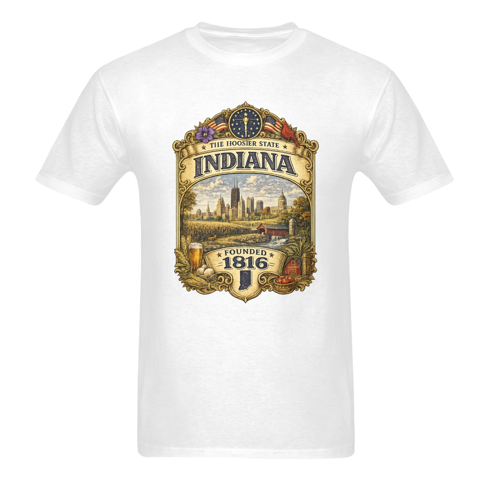 Men 's Historic Indiana T-Shirt
