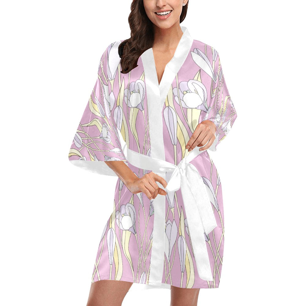 Women's Pink Dream Kimono  Robe