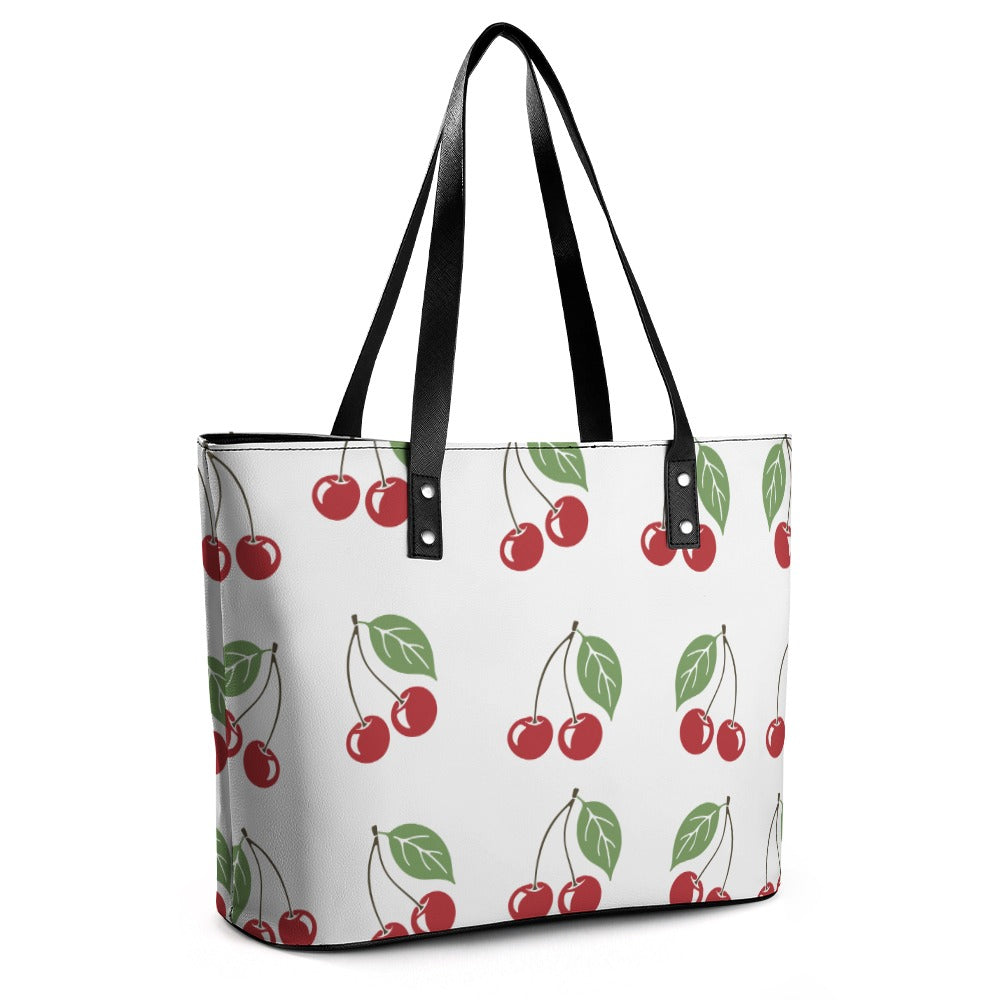 Ladies Leather Handbag Collection   Premium Cross-Grain Tote