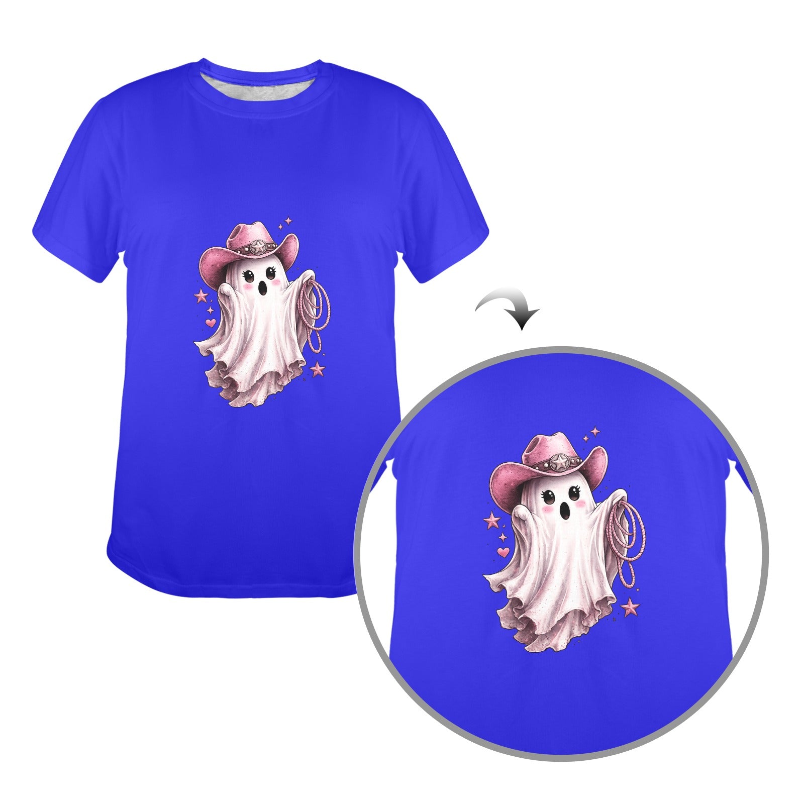 Women's  Cowgirl Ghost Tee