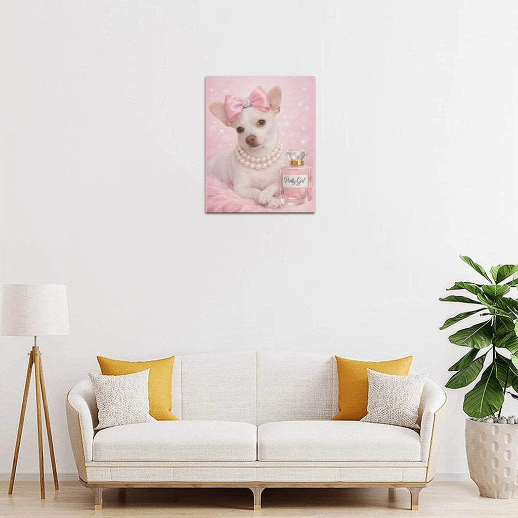 Coco ‘Pretty Girl’ – Glam Edition | Framed Canvas Print 8"x10"
