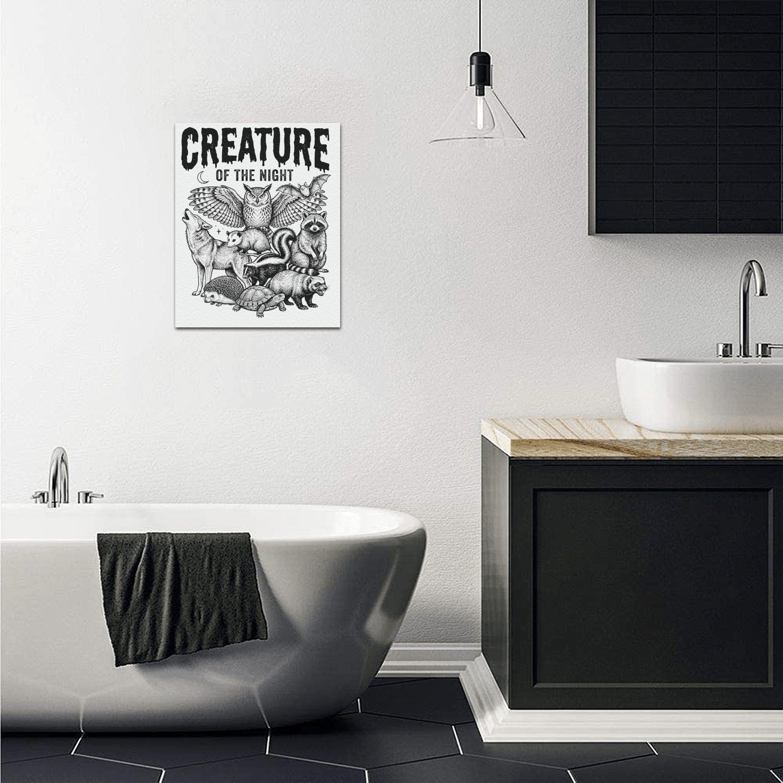 Creature of the Night Canvas Print
