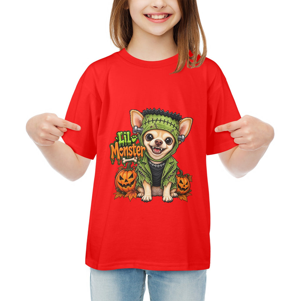 Coco’s Lil Monster Chihuahua Halloween Unisex  Kids’ Tee