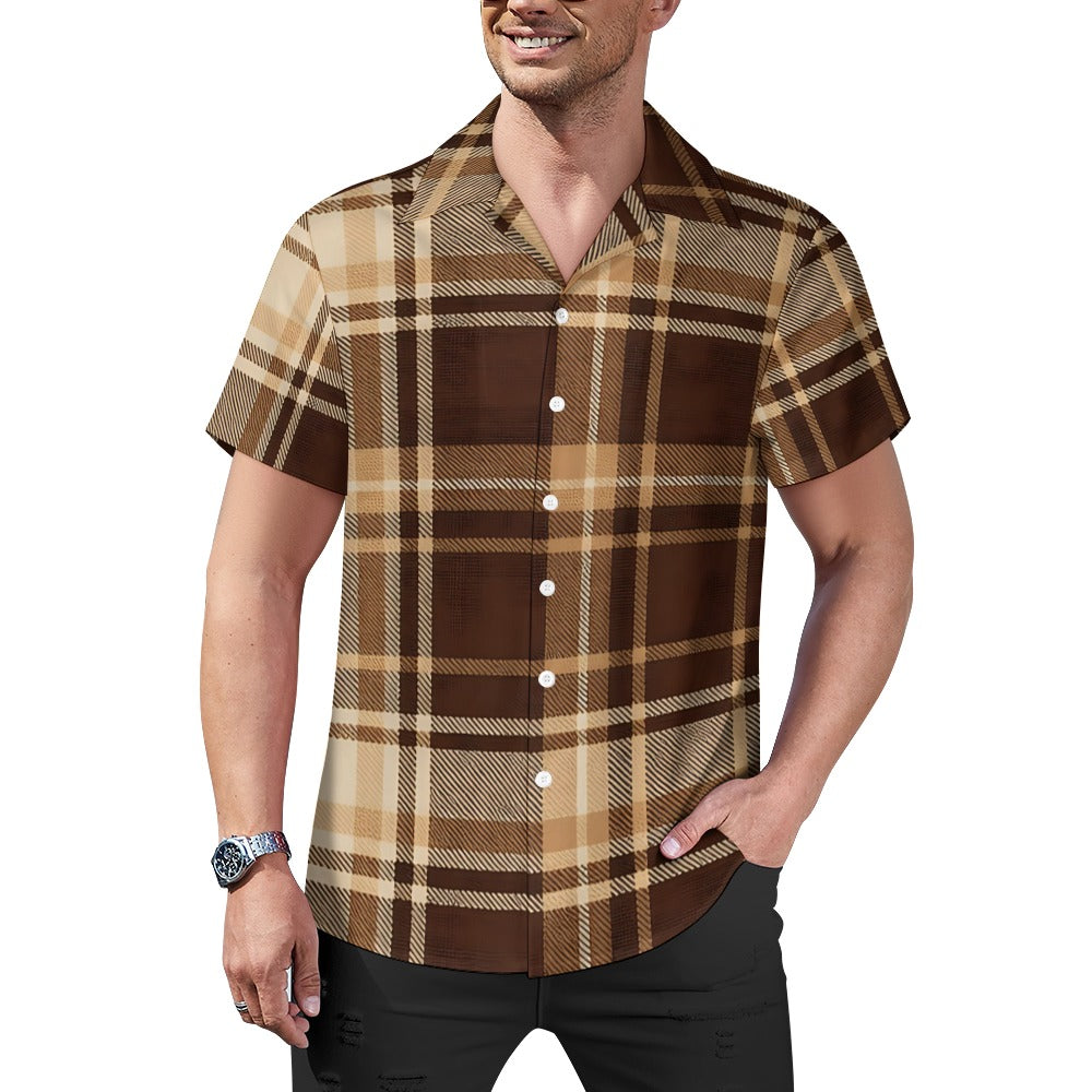 The Reynolds — Vintage Brown Plaid Button-Down