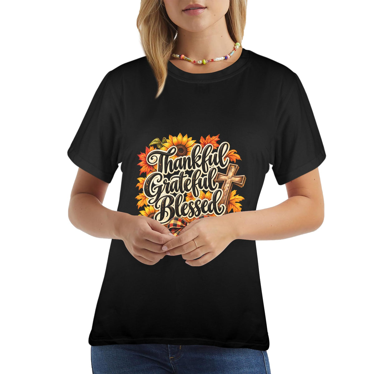 Thankful & Sassy Ladies Thanksgiving Tees Collection – Western Fall Graphic Shirts  🦃