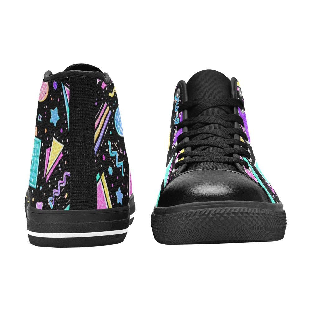 Neon Rewind 80s High-Top Sneakers        Aquila High Top Women's Shoes