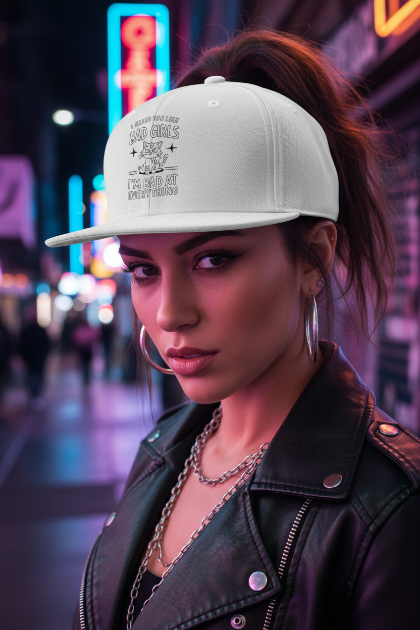 Bad Girls Cat Snapback Close-Up Poster 2