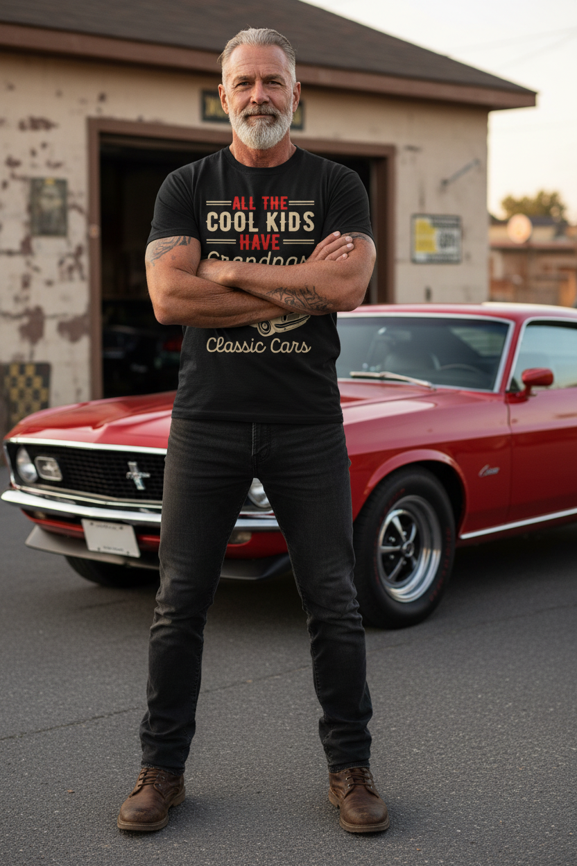 Badass grandpa arms crossed