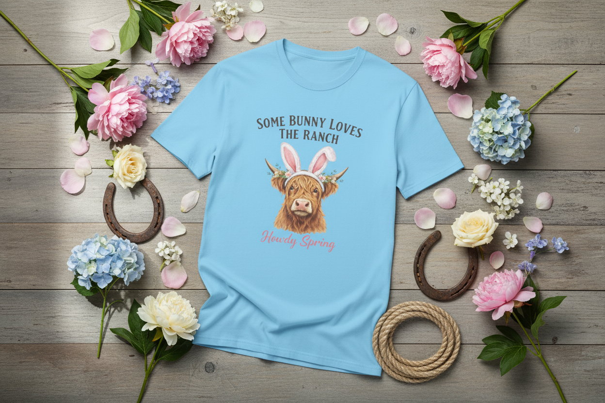 Barn Wood Spring Flat Lay