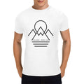 Hike More Worry Less — Minimalist Mountain Graphic Tee