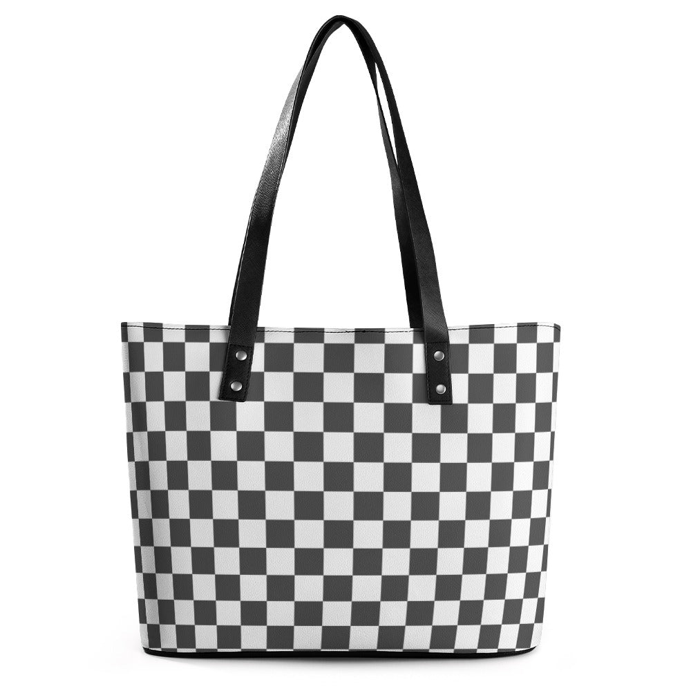 Ladies Leather Handbag Collection   Premium Cross-Grain Tote