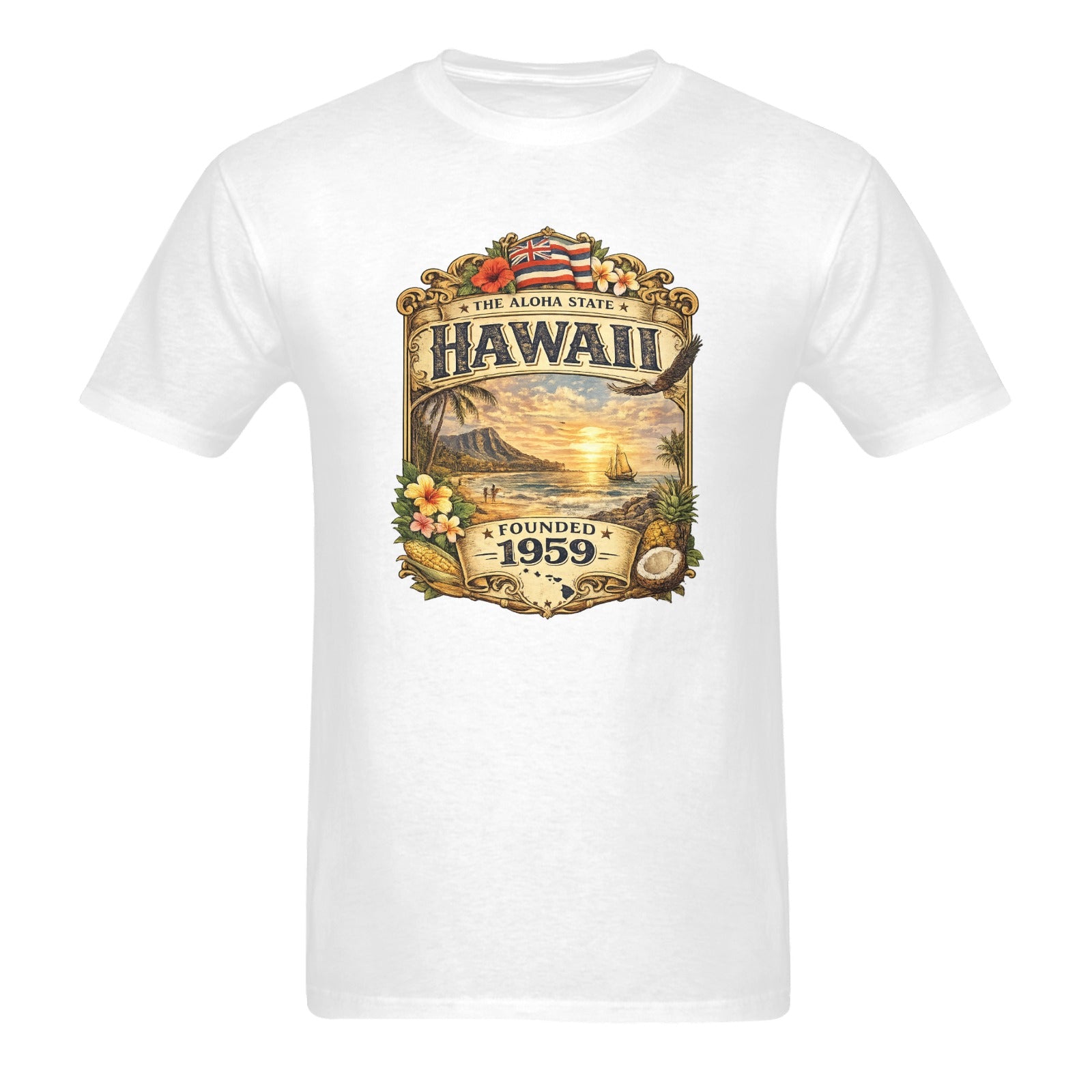 Men's Historic Hawaii State Tee