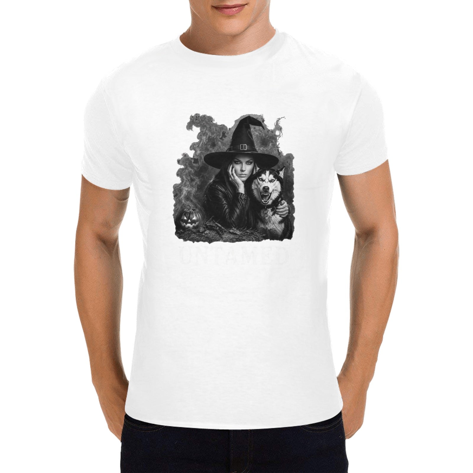 Wolf Hill Ranch Witch Dark Halloween Graphic Tee