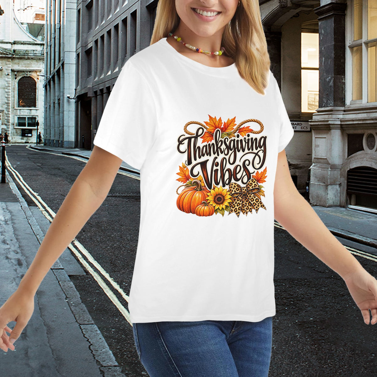 Thankful & Sassy Ladies Thanksgiving Tees Collection – Western Fall Graphic Shirts  🦃