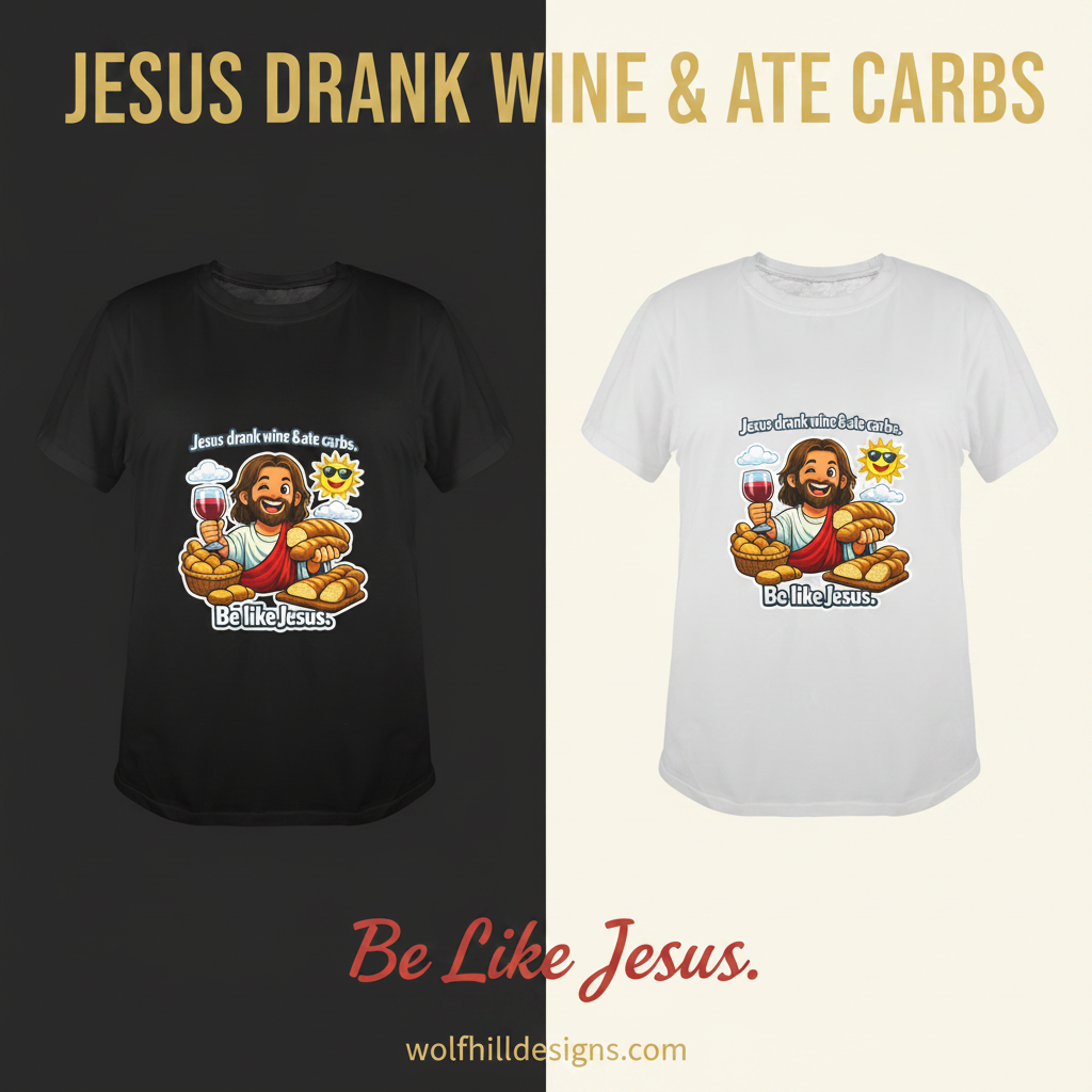 Be Like Jesus - Black & White Clean Ad