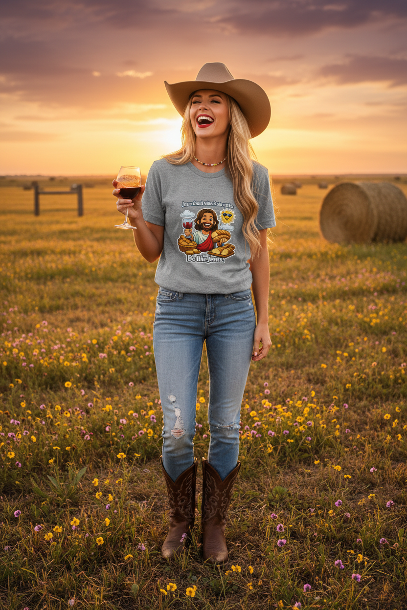 Be Like Jesus - Cowgirl Ranch Lifestyle Shot