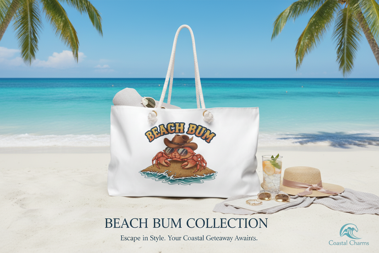Beach Bum Bag Elegant Beach Ad