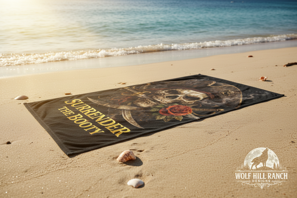 Beach Towel Ad Banner