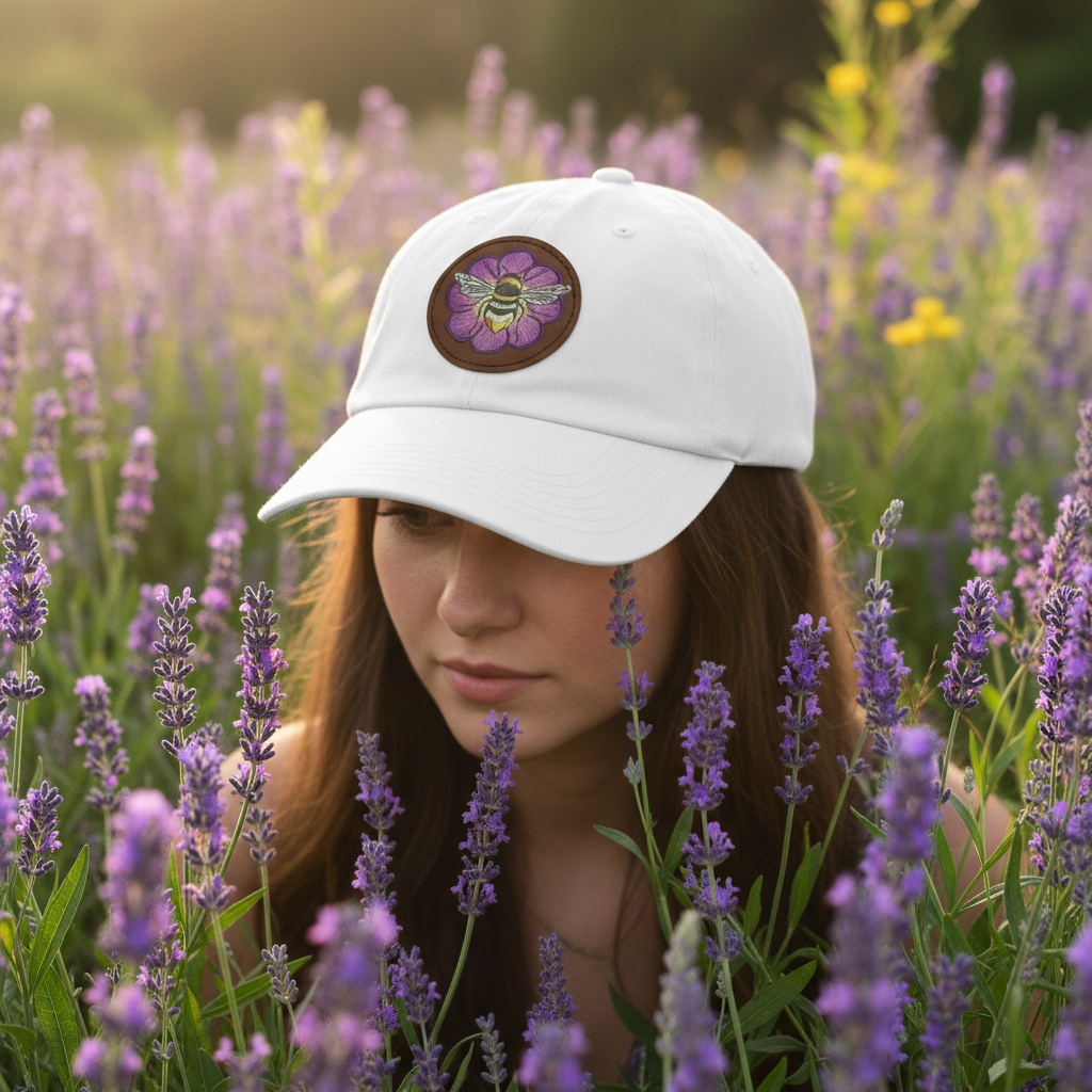 Bee Flower Hat Nature Mockup 3