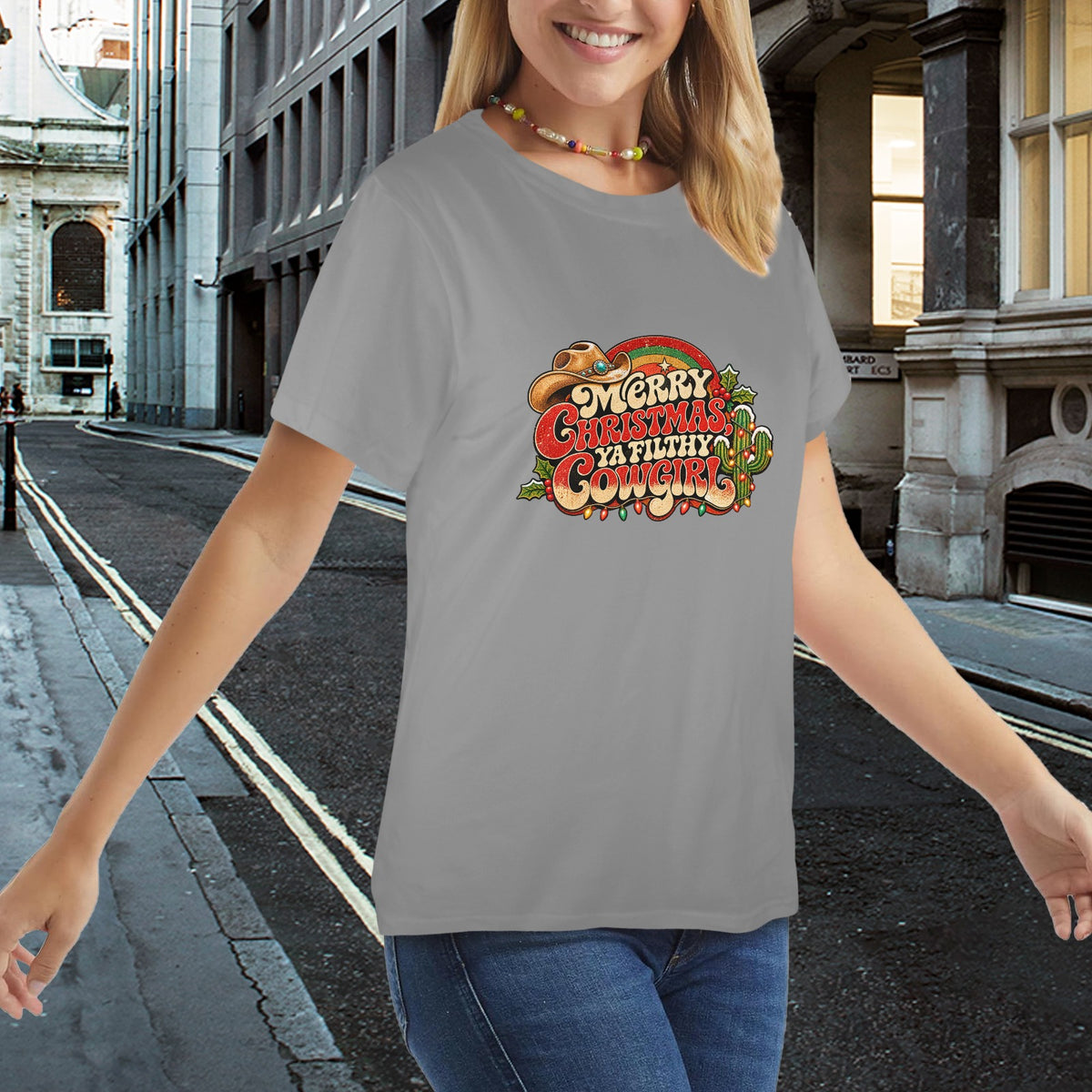 Sassy Cowgirl Christmas Collection – Women's Western Holiday Graphic Tees