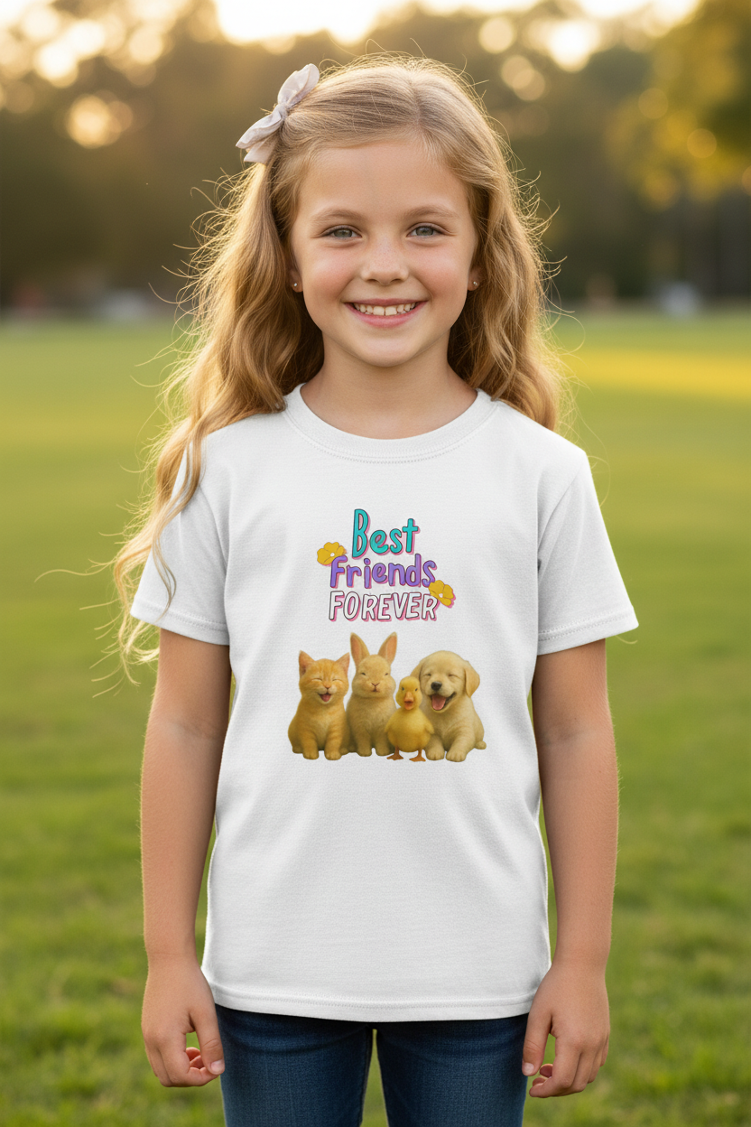 Best Friends Forever Girl Mockup