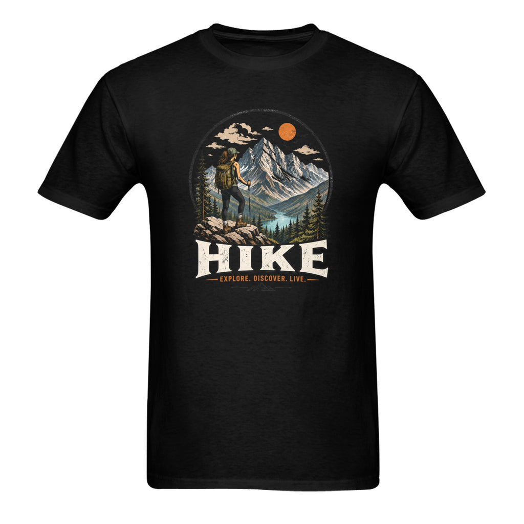Men - Heavy Cotton T-Shirt - Front Print （Made in USA，Ships to USA Only）