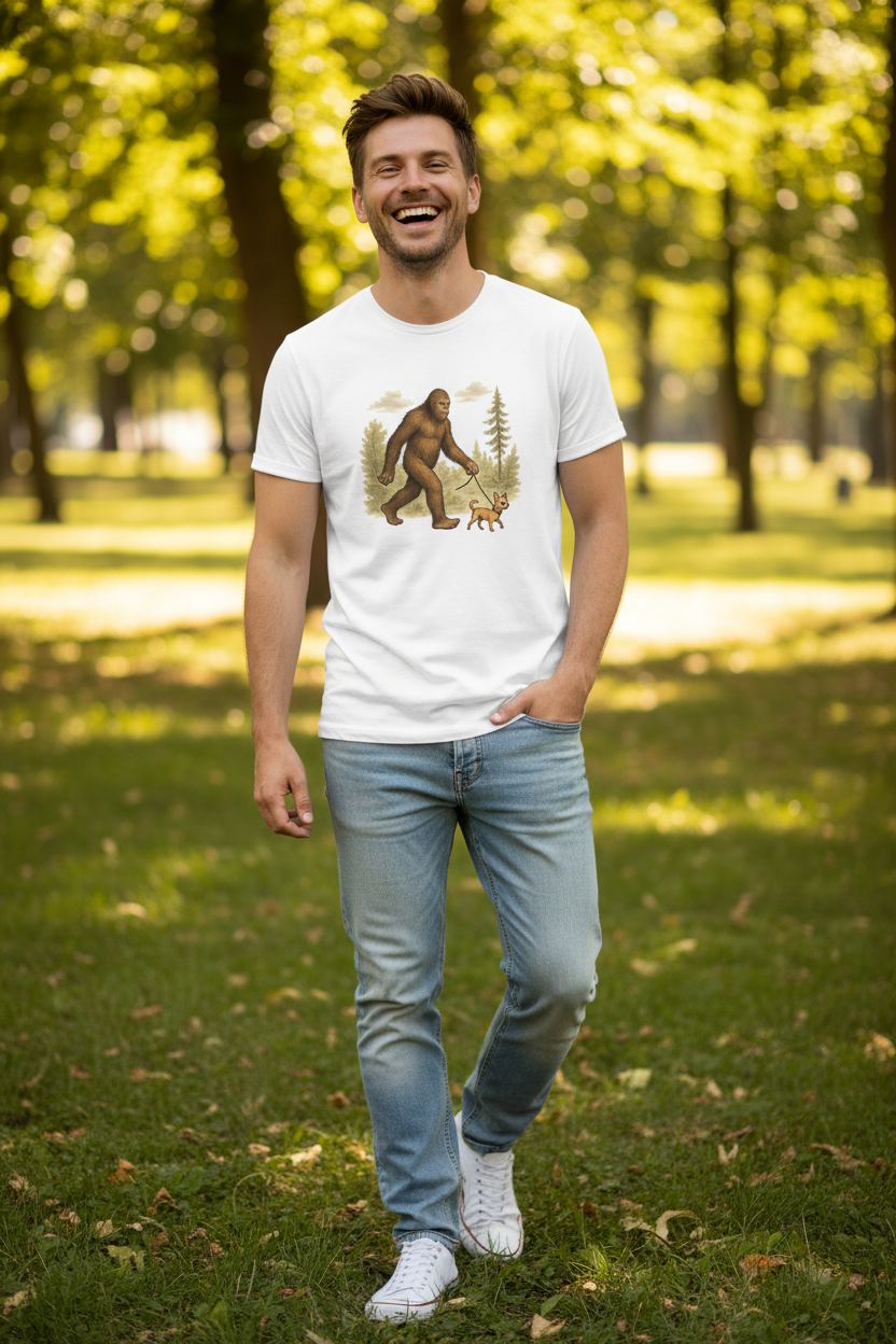 Bigfoot & Chi White Tee - Park