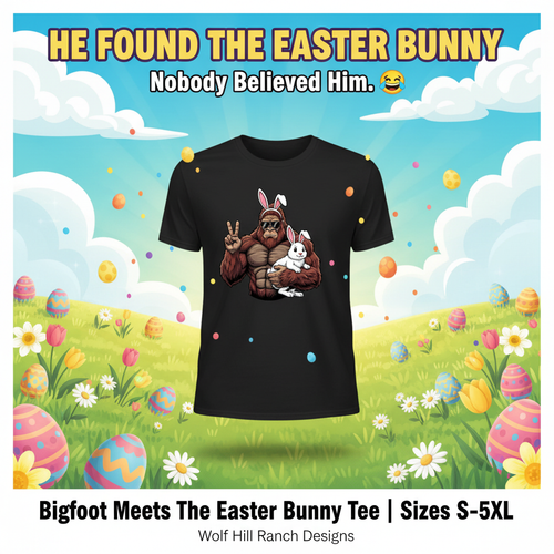Bigfoot Easter Bunny - Social Media Ad
