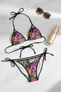 Bikini with Tanning Lotion and Sunglasses