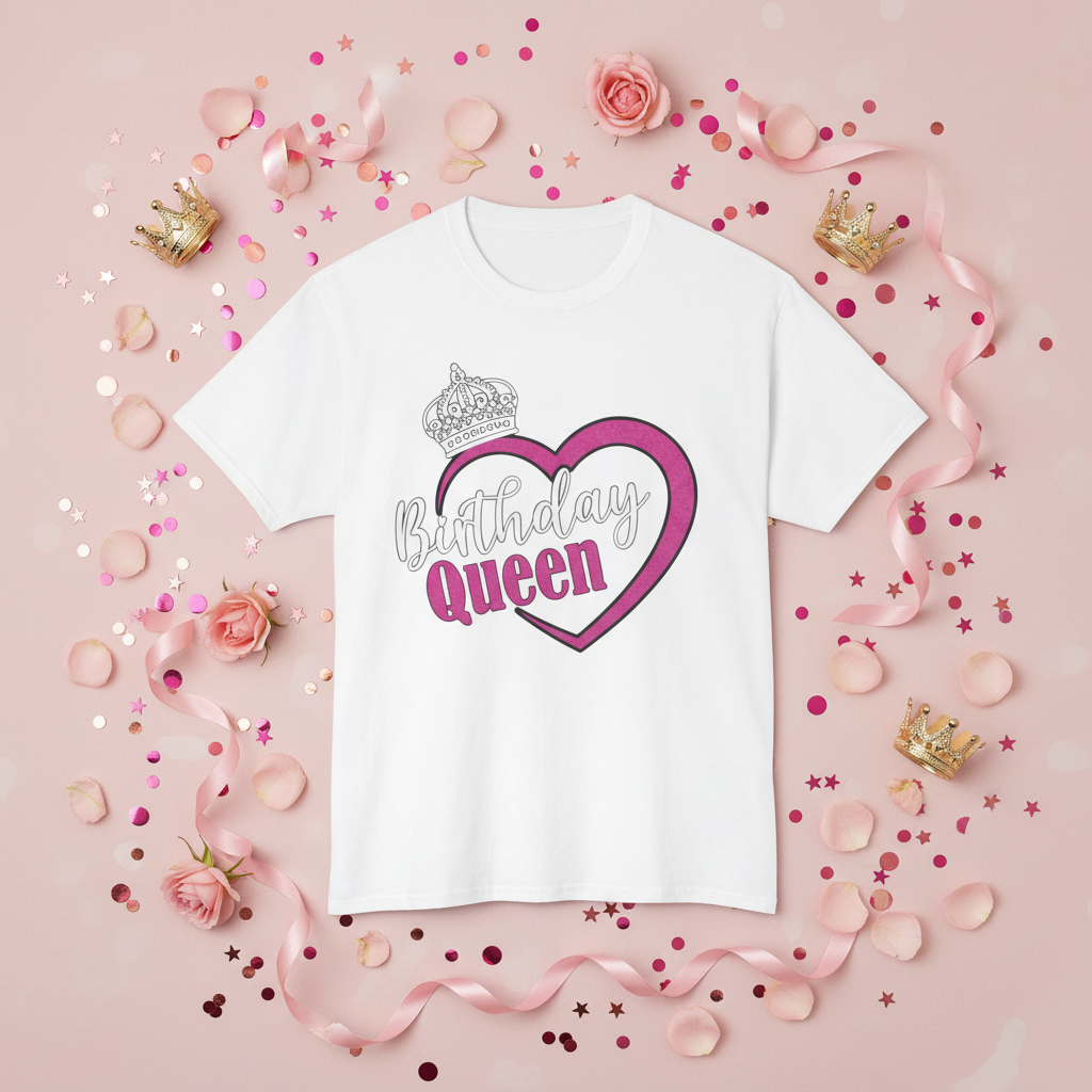 Birthday Queen Flat Lay Mockup