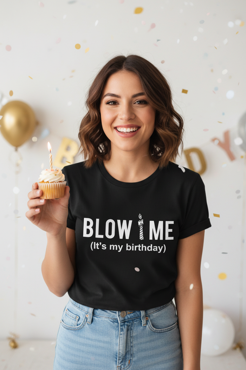 Birthday Tee Women's Mockup