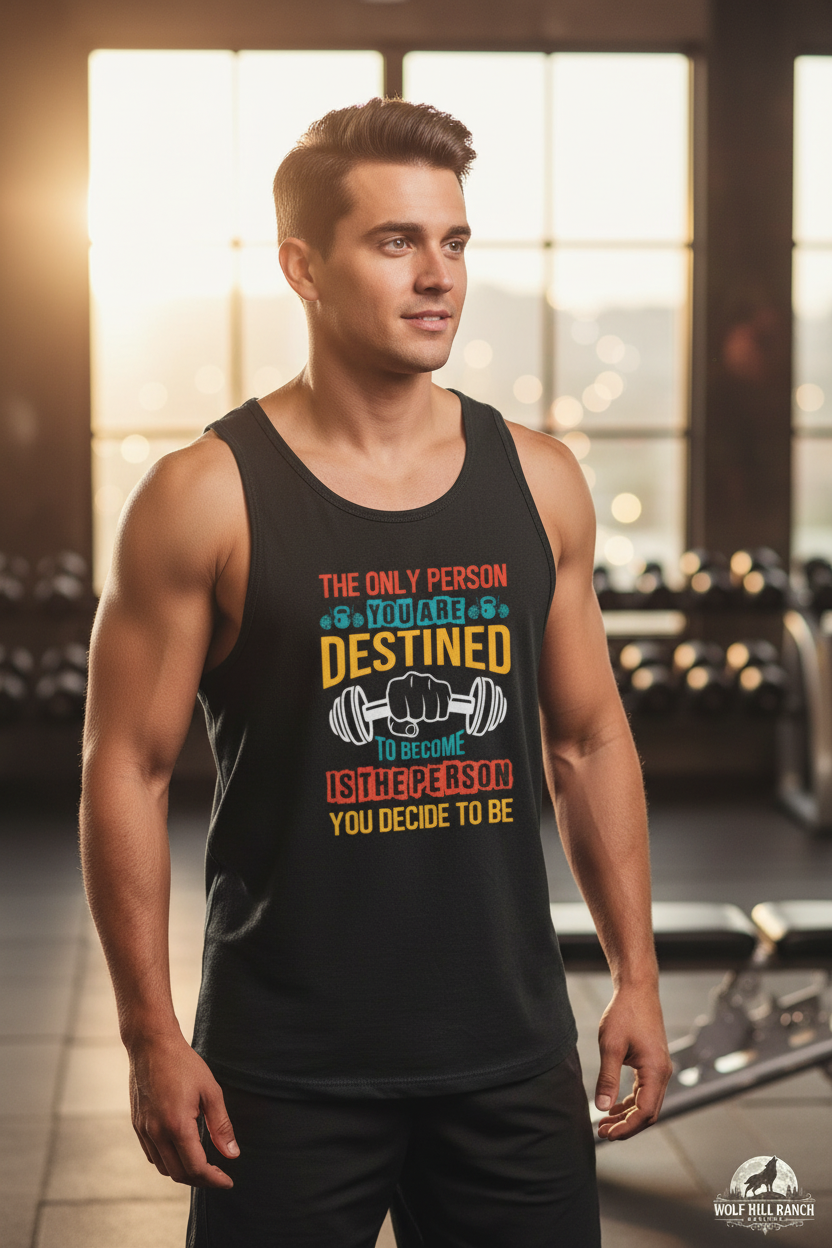 Black Tank Top Mockup