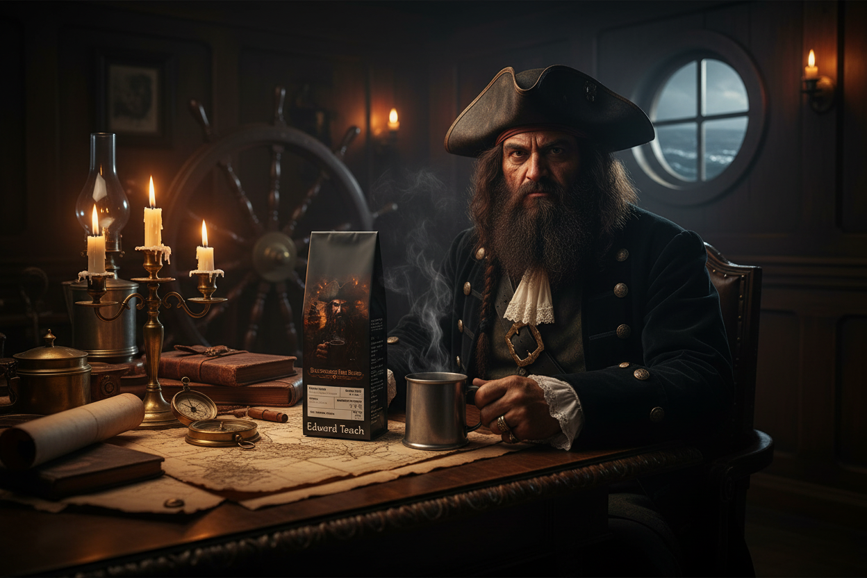 Blackbeard's Fire Blend - Captain's Office Scene