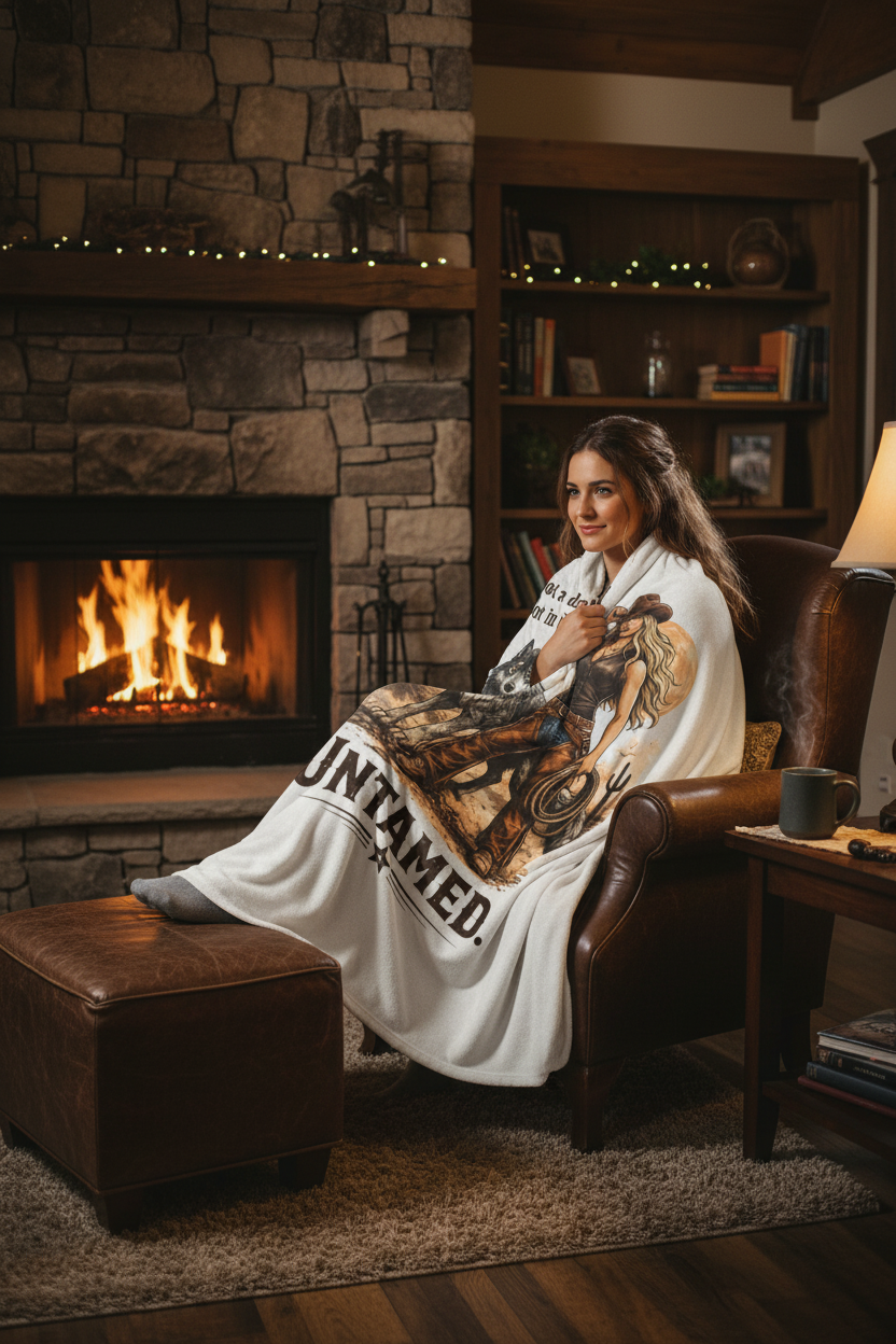 Blanket Mockup 3