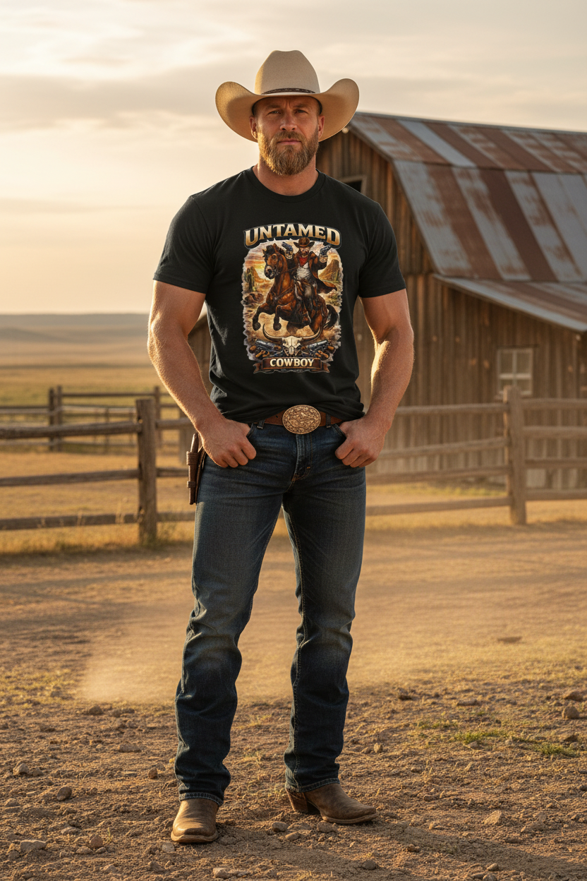 Blonde Cowboy Mockup