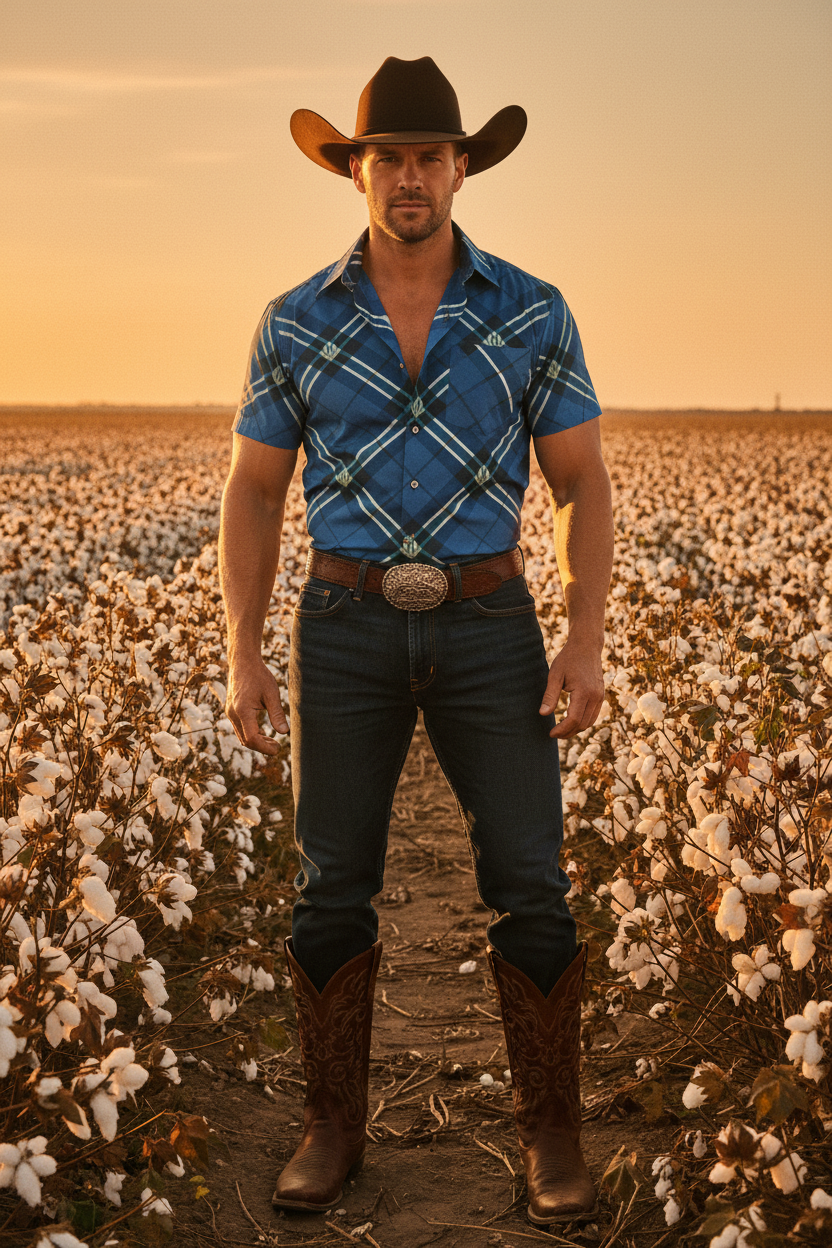 Blue Ridge Ranch Shirt Cotton Field