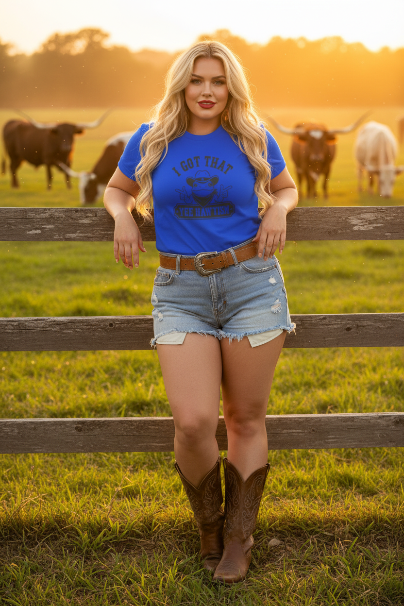 Blue Tee Ranch Mockup