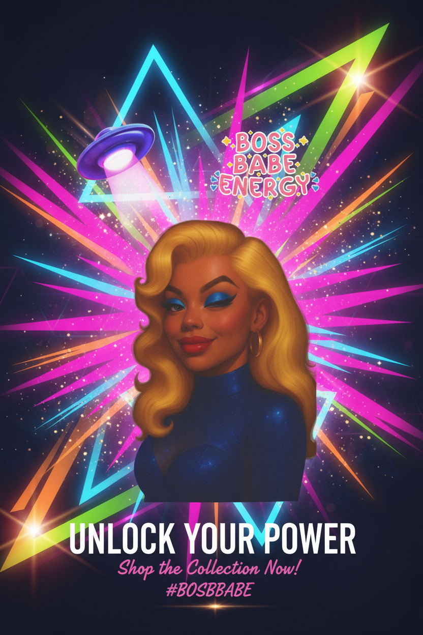 Boss Babe Energy artwork poster