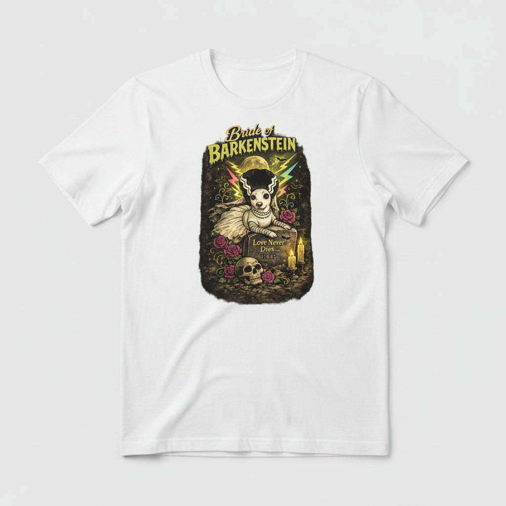 Bride of Barkenstein - White Flat Lay