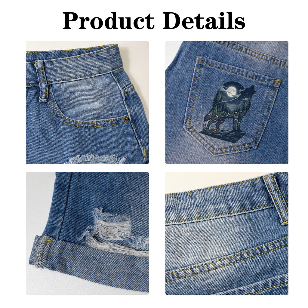 Wolf Hill Midnight Howl Denim Shorts
