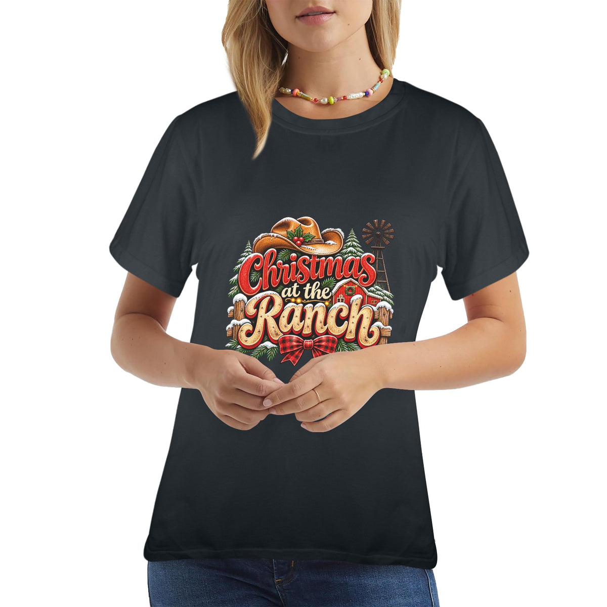 Sassy Cowgirl Christmas Collection – Women's Western Holiday Graphic Tees