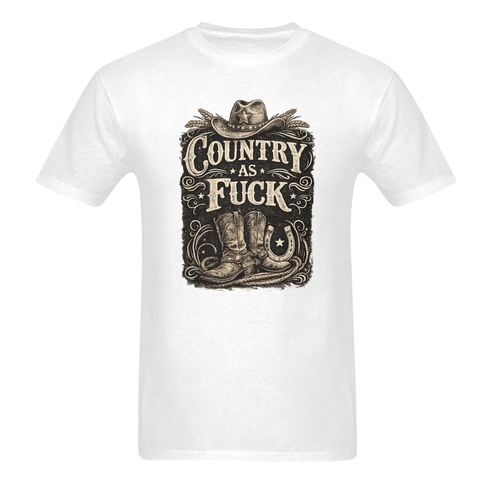 Country As F*ck Graphic Tee  Made in USA
