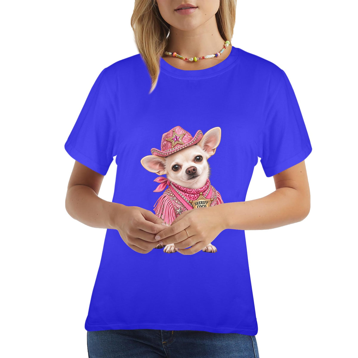 Sheriff Coco –Paw & Order Ladies Tee